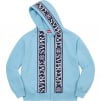 Supreme Roman Zip Up Hooded Sweatshirt (SS23) - Light Blue