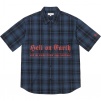 Supreme Supreme Bernadette Corporation S S Work Shirt (SS23) - Navy Plaid