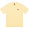 Supreme Washed Script S S Top (SS23) - Yellow
