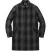 Supreme Shadow Plaid Wool Overcoat (FW16)