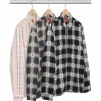 Supreme Plaid Flannel Zip Up Shirt (FW17)