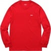 Supreme Metallic Box Logo L S Tee (FW17)