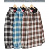 Supreme Quilted Hooded Plaid Shirt (FW19)