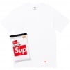 Supreme Supreme Hanes Tagless Tees (3 Pack) (FW23)