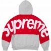 Supreme Big Logo Jacquard Hooded Sweatshirt (FW23) - Heather Grey