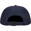 Supreme Enamel Logo 6-Panel (FW23) - Navy