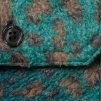Supreme Fleece Zip Up Hooded Shirt (FW23) - Teal Leopard