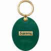 Supreme Guadalupe Leather Keychain (FW23) - Green