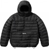 Supreme Micro Down Half Zip Hooded Pullover (FW23) - Black