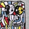 Supreme Neil Blender Mosaic Hooded Sweatshirt (FW23) - Heather Grey