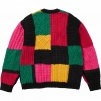 Supreme Patchwork Cable Knit Cardigan (FW23) - Black