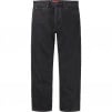 Supreme Regular Jean (FW23) - Washed Black