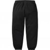 Supreme Satin Appliqué Sweatpant (FW23) - Black