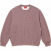 Supreme Small Box Crewneck (FW23) - Heather Mauve