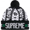 Supreme Snow Beanie (FW23) - Black
