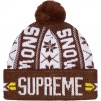 Supreme Snow Beanie (FW23) - Brown
