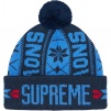 Supreme Snow Beanie (FW23) - Navy