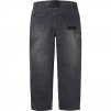 Supreme Supreme Dickies Double Knee Baggy Jean (FW23) - Black