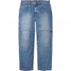 Supreme Supreme Dickies Double Knee Baggy Jean (FW23) - Washed Indigo