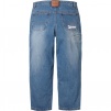 Supreme Supreme Dickies Double Knee Baggy Jean (FW23) - Washed Indigo