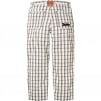 Supreme Supreme Dickies Double Knee Baggy Jean (FW23) - White Plaid