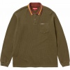 Supreme Thermal L S Polo (FW23) - Olive