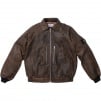 Supreme Supreme Stone Island Leather Bomber Jacket (FW23)