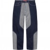 Supreme 2-Tone Paneled Baggy Jean (FW24) - Blue