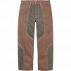 Supreme 2-Tone Paneled Baggy Jean (FW24) - Brown