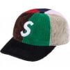 Supreme Corduroy S Logo 6-Panel (FW24) - Multicolor