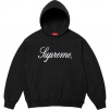 Supreme Embroidered Script Hooded Sweatshirt (FW24) - Black