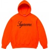 Supreme Embroidered Script Hooded Sweatshirt (FW24) - Bright Orange