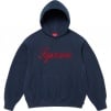 Supreme Embroidered Script Hooded Sweatshirt (FW24) - Navy