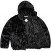 Supreme Faux Fur Hooded Jacket (FW24) - Black