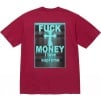 Supreme Fuck Money Tee (FW24) - Cardinal
