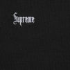 Supreme Micro Logo Hooded Sweatshirt (FW24) - Black