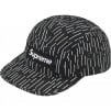 Supreme Military Camp Cap (FW24) - Black Raindrop