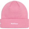 Supreme New Era Box Logo Beanie (FW24) - Dusty Pink