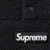 Supreme Polartec Shearling Reversible Pullover (FW24) - Black