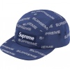 Supreme Reflective Jacquard Camp Cap (FW24) - Navy