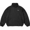 Supreme Reflective Pinstripe Track Jacket (FW24) - Black