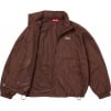 Supreme Reflective Pinstripe Track Jacket (FW24) - Brown