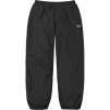 Supreme Reflective Pinstripe Track Pant (FW24) - Black