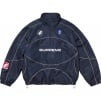 Supreme Reflective Piping Pullover (FW24) - Navy