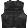 Supreme Reversible Faux Shearling Vest (FW24) - Black