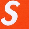 Supreme S Logo Zip Up Hooded Sweatshirt (FW24) - Bright Orange