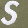 Supreme S Logo Zip Up Hooded Sweatshirt (FW24) - Light Olive
