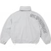 Supreme Spellout Embroidered Track Jacket (FW24) - Grey
