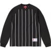 Supreme Stripe Raglan L S Top (FW24) - Black
