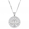 Supreme Supreme Jacob&Co Sterling Silver Zodiac Pendant (FW24) - Silver - Libra